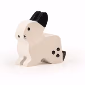 Hase sitzend weiss