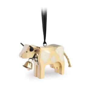 Kuh Maxi mit silbernen Flecken inkl. Aufhänger